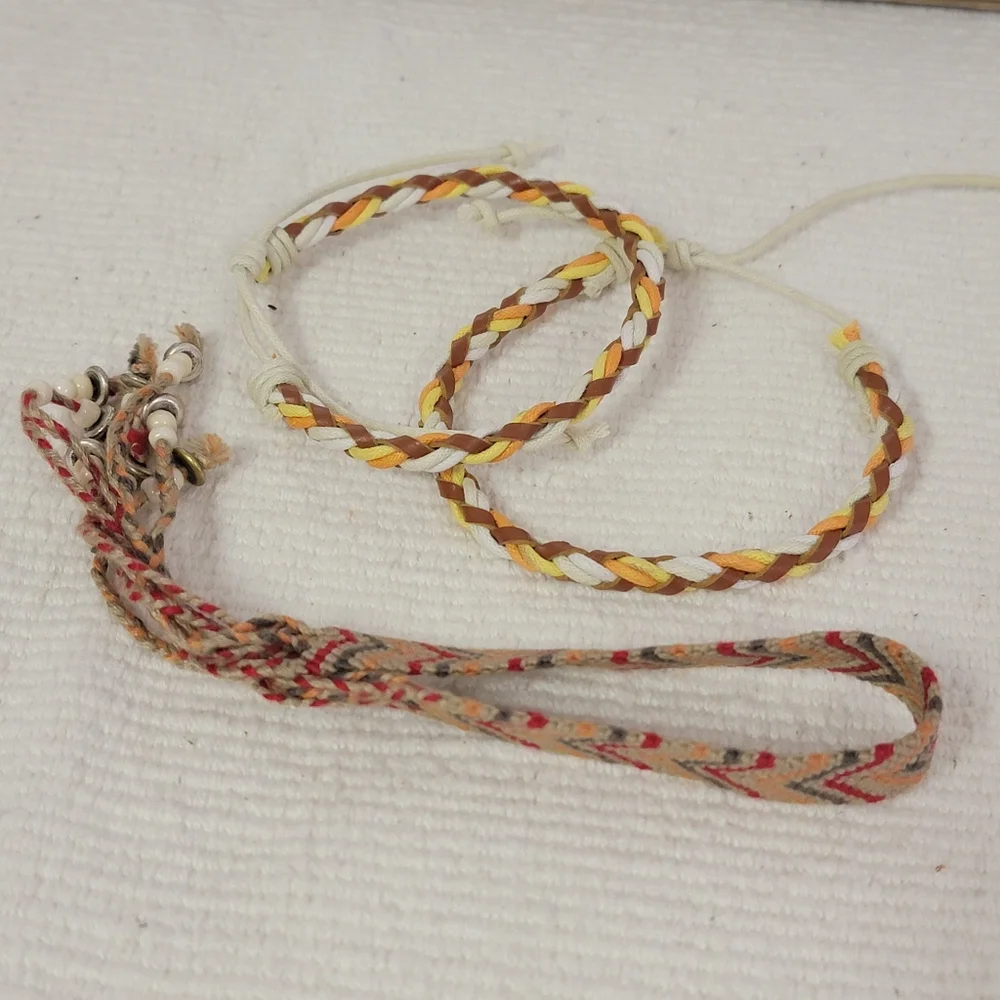 Leather & Cord Bracelets - Picture 2 of 6